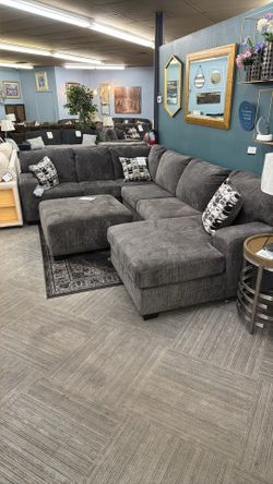 Huge Black Sectional By Ashley Furniture Brand New 🔥🔥