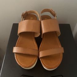Wedges Sandals 100% Upper Leather