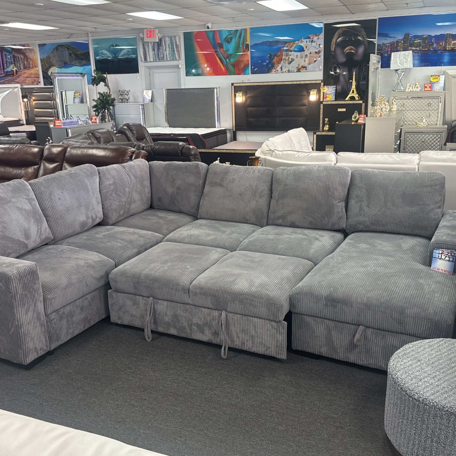 Sleeper Sofa Sectionals & Chaise Loungers All In Stock