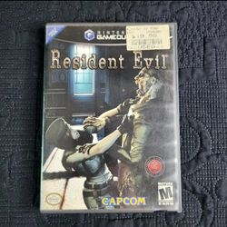 Resident Evil (GameCube, 2002) Nintendo Black Label Very Good 