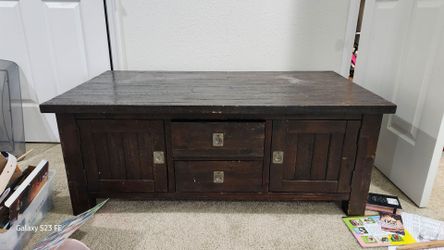 Solid wood coffee table