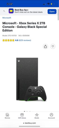 Xbox Series X Galaxy Black