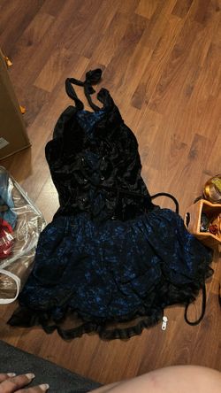 Vampire, Black And Blue Dress For Junior Size Large