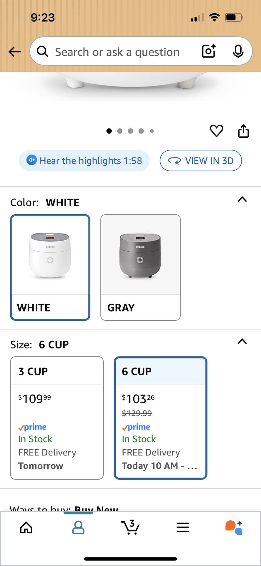 CUCKOO CR-0675FW 6-Cup (Uncooked) / 12-Cup (Cooked) Micom Rice Cooker with Nonstick Inner Pot, 13 Menu Modes, LCD Display, Fuzzy Logic Tech, Auto Clea