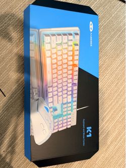 NEW SEALED MAGEGEE K1 White RGB Gaming Keyboard & Mouse Combo - $10