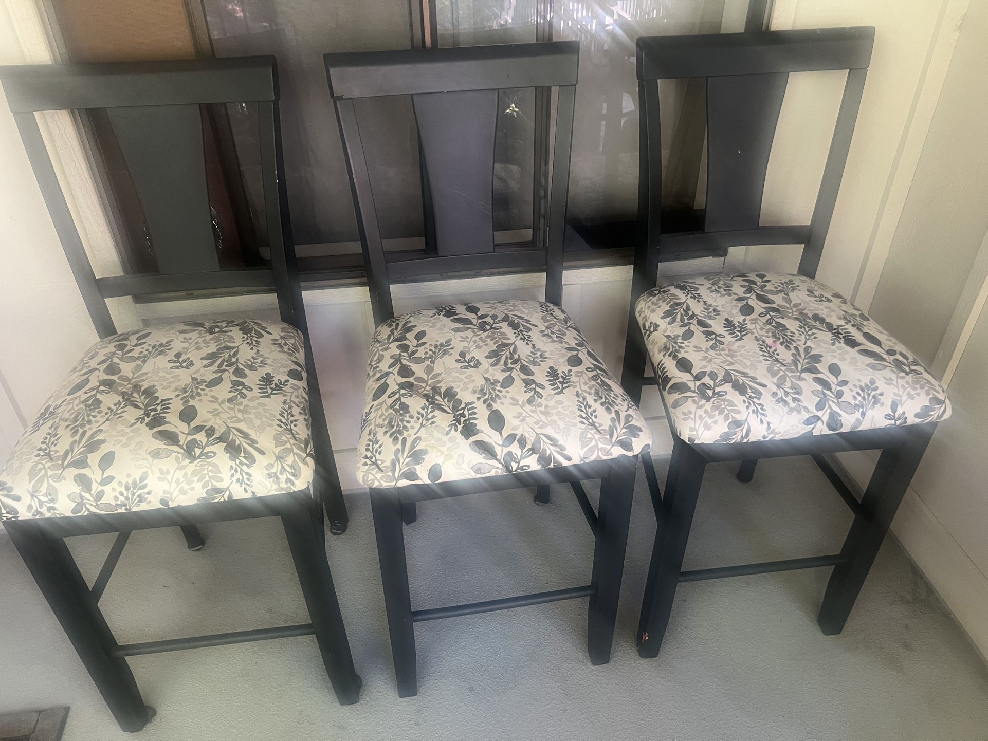 3 Bar stool Chairs