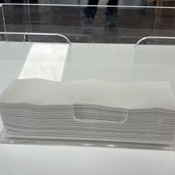 2- Napkin Holders Clear 