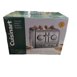 OPEN BOX - Cuisinart CPT-64P1 - 4-Slice Stainless Steel Toaster