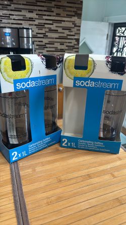 Soda stream  3 bottles new 1L