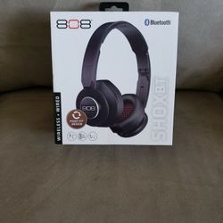 808 SHOW BT wireless +wired Headset