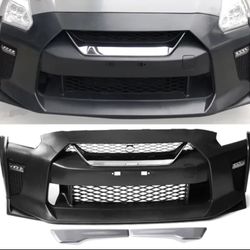 Fits 09-22 Nissan R35 GTR Upgrade 09-16 to 17-22 Front Bumper Cover Conversion