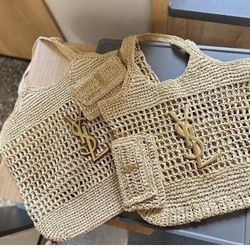Beach Bag With Wallet 