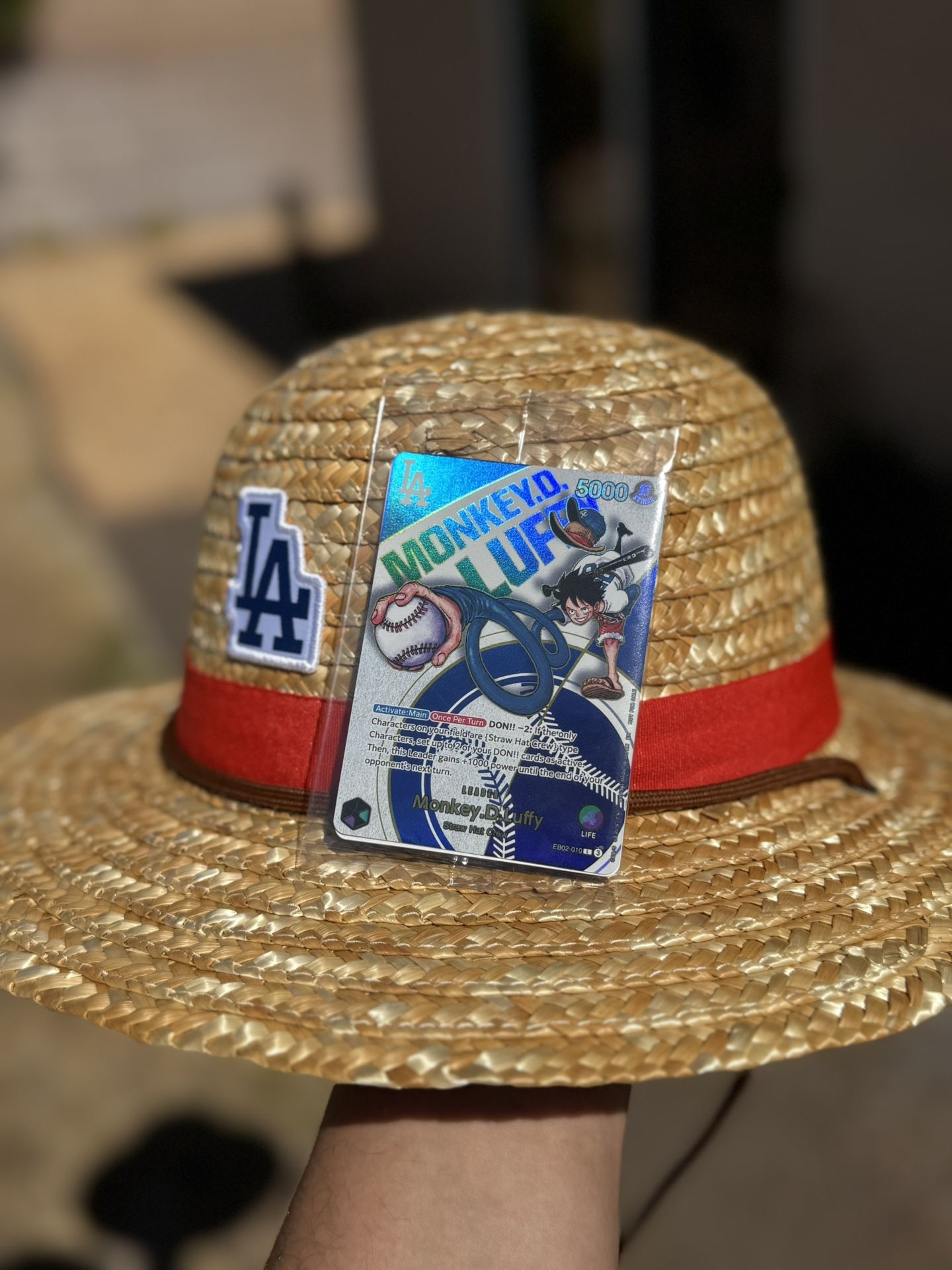 Dodgers X One Piece Monkey D Luffy Promo Trading Card
