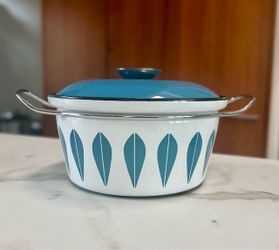 Vintage MCM Catherineholm Lidded Enamelware