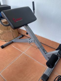 Back extension bench