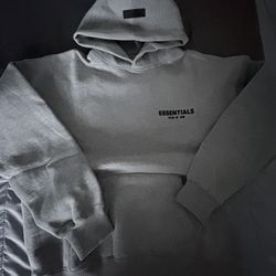 Grey Essentials Hoodie