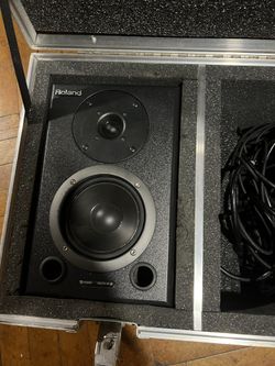 Roland DS50A 24 Bit Bi-amp Powered Monitor Speakers Pair for Sale