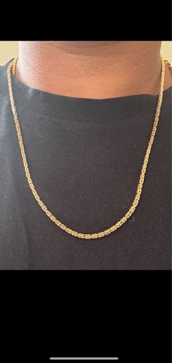Box Lock Solid Byzantine Chain