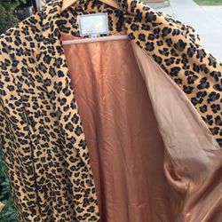 New Leopard Maxi Coat Givoldi Couture XL