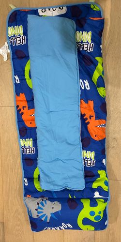Toddler Nap Mat with Built-in Pillow
