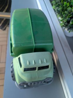 Green Toy Garbage Truck