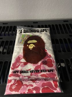 Pink bape tee