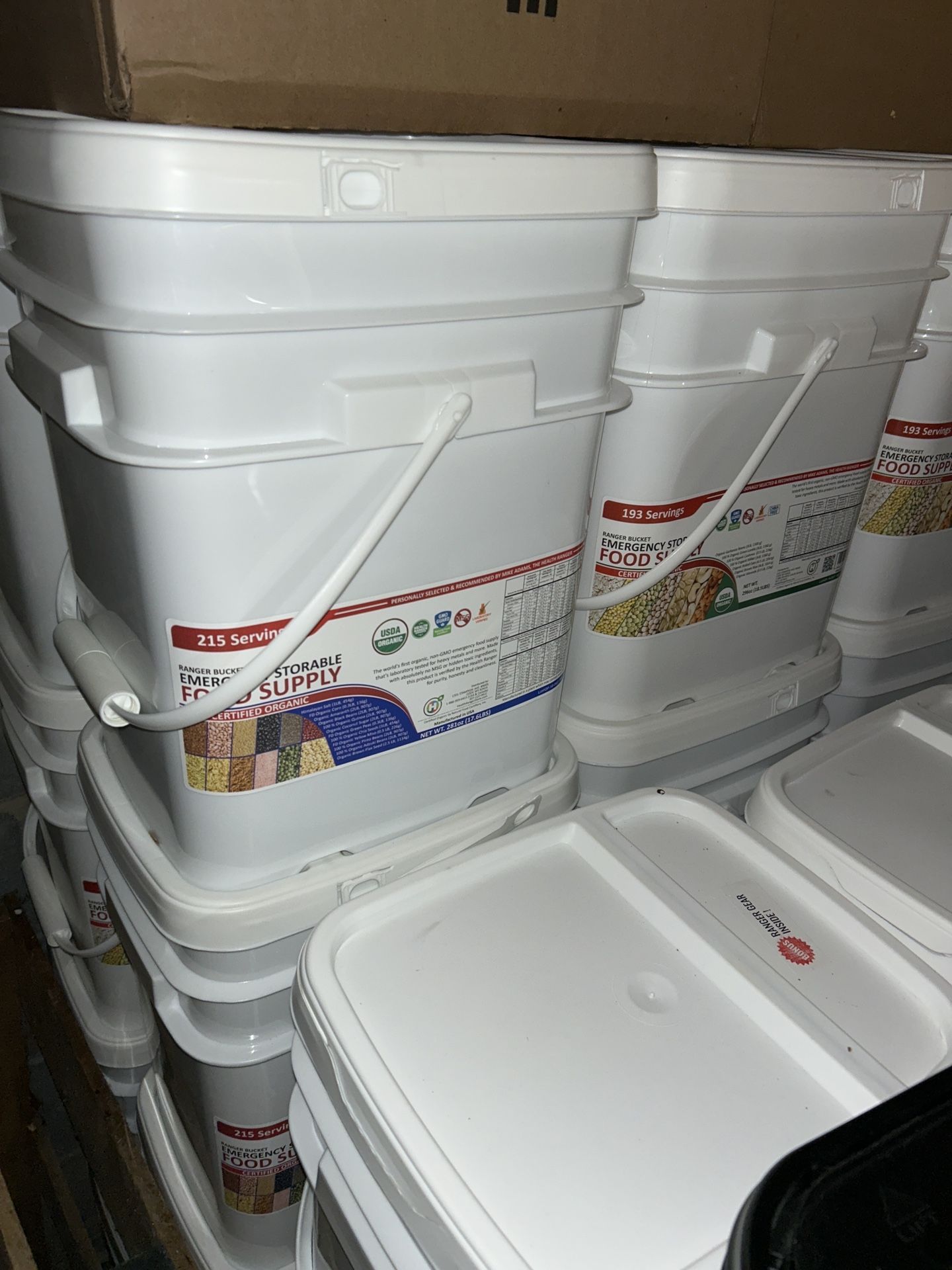 Long-Term Emergency Food Buckets – Organic & Wise Company (Bulk Available)