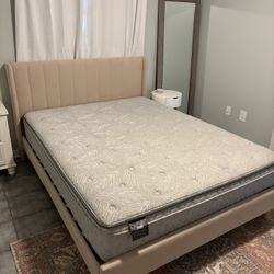 Queen Soft Mattress and Frame