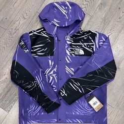 Supreme x The North Face Shell Tape Seam Jacket Black/Gray Size M