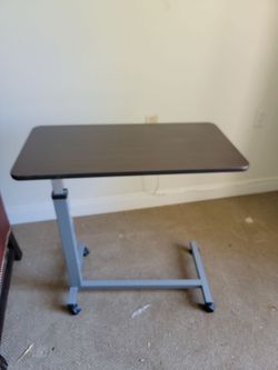 Medical overbed Table