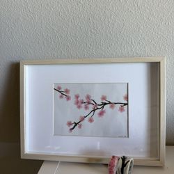 DIY Cherry Blossom Art Kit - Frame & Washi Tape Set