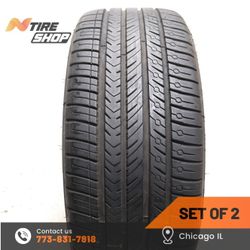 Set of 2 Used  8/32  235/45ZR18  98Y  Michelin  Pilot Sport All Season 4