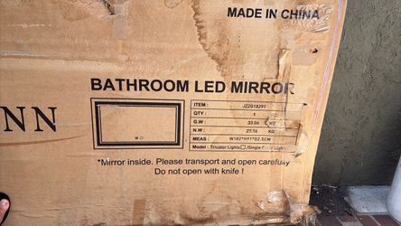 60 inch lighted mirror