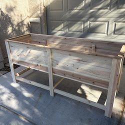 2x6 Foot Large Cedar Planter Box