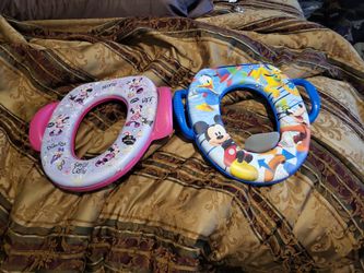 Mickey and MinnieToddler Potty Soft Toilet  Training Training 