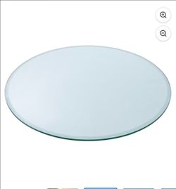 60" diameter dinning table glass 1" thick