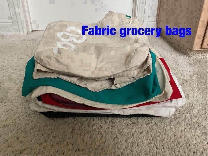 Fabric grocery bags - $2 each