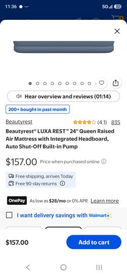Queen size air mattress