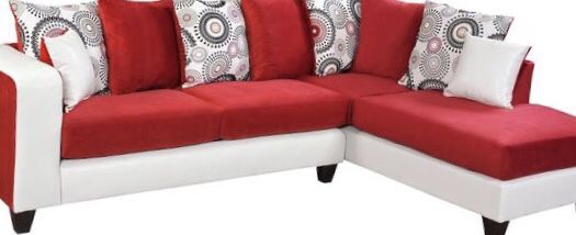 Brand new red sectional sofa!