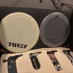 Brand new 20” bass drum head set