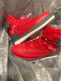 Patrick Ewing Orion Strap Men’s Size 9.5 Red/Grey/White NEW IN BOX $75 OBO