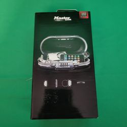 Master Lock Black And Silver Safe Space Portable Safe Combination Lock.