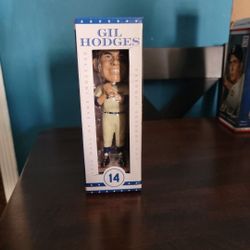 3 Gil Hodges Bobble Heads Los Angeles Dodgers