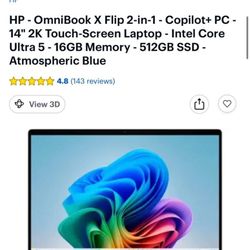 HP Omni book Laptop 