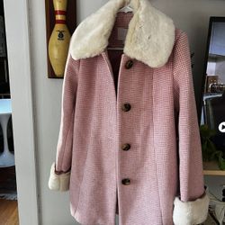 • Vintage Pink Fur Coat •