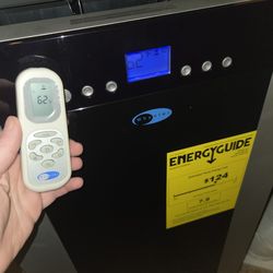 WHYNTER AIR CONDITIONER ❄️14K BTU & DEHUMIDIFIER , blows ICE COLD 🧊 ❄️ Rolls On Wheels , Sells On AMAZON for $500