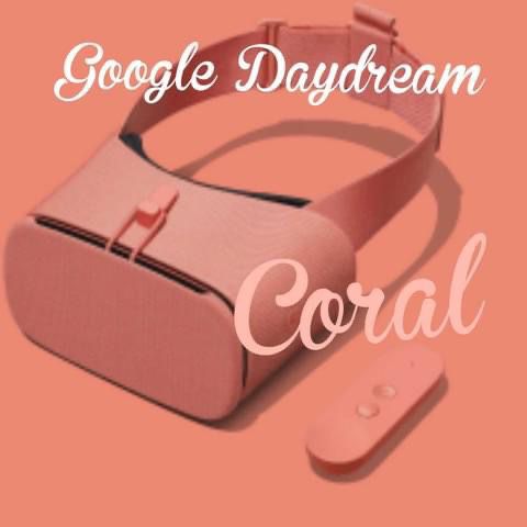 Google Daydream VR- Coral & Space Grey Available 