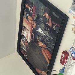 Biggie 2 Pac Picture With Frame 