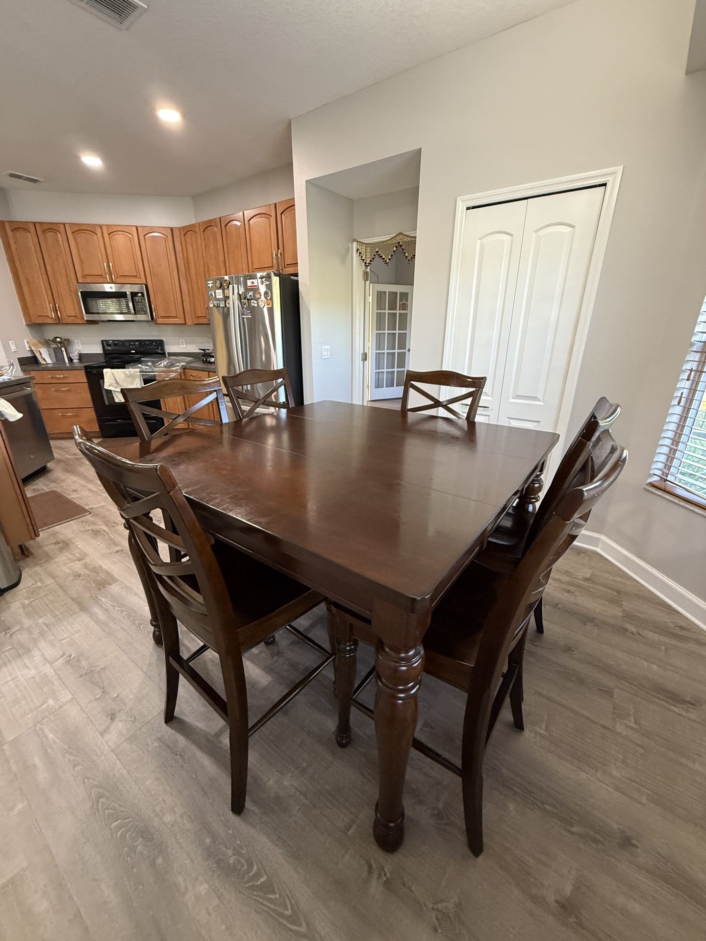 Tall Extendable Dining Table