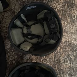 Two Ballistic Helmets   